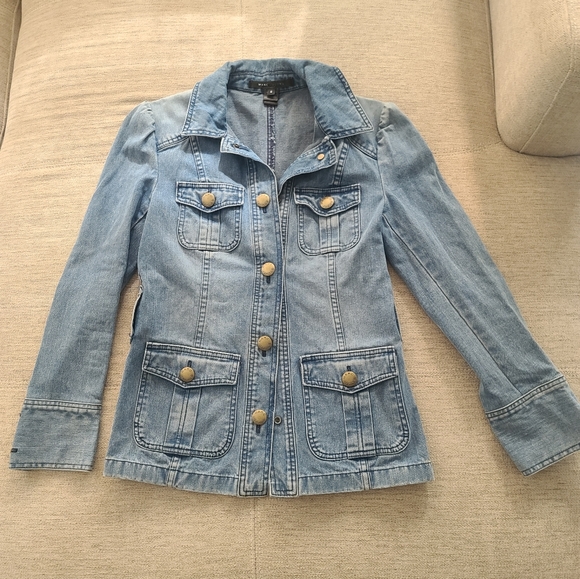 Marc Jacobs Jackets & Blazers - MARC JACOBS DENIM BUTTON DOWN JACKET SZ Small 100% cotton